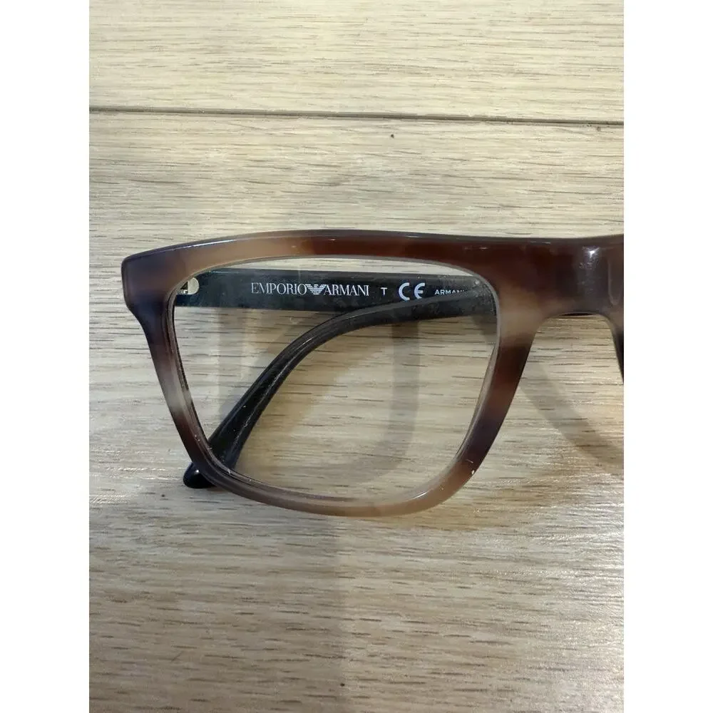 EMPORIO ARMANI EA 3185 5903 STRIPED BROWN MEN EYEGLASSES 54MM 19 145